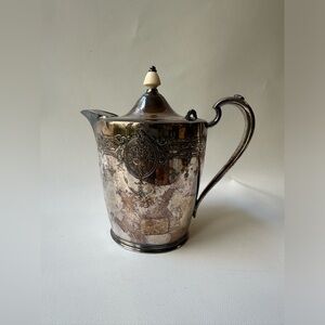 Vintage Wilcox S.P. Co International 7085 Silver Lidded Creamer